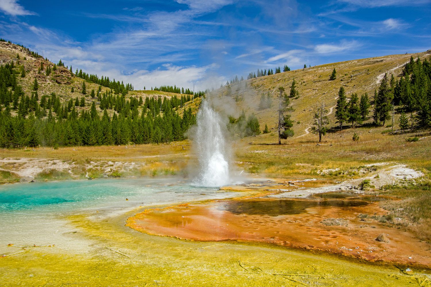 Great Hikes in Yellowstone National Park: Fairy Falls & Imperial Geyser