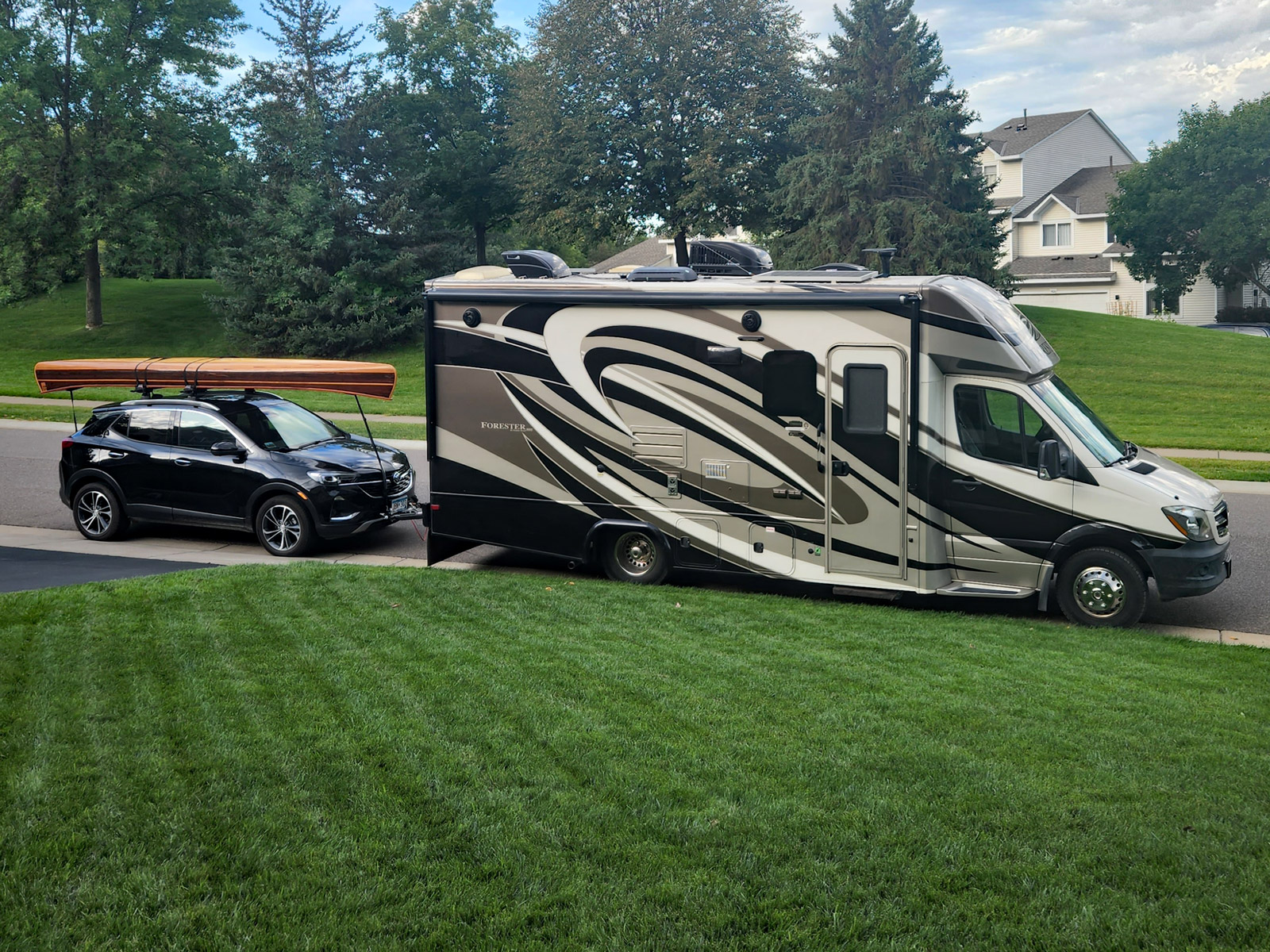 Four Wheels Down Dinghy Tow Setup Makes Camping Better